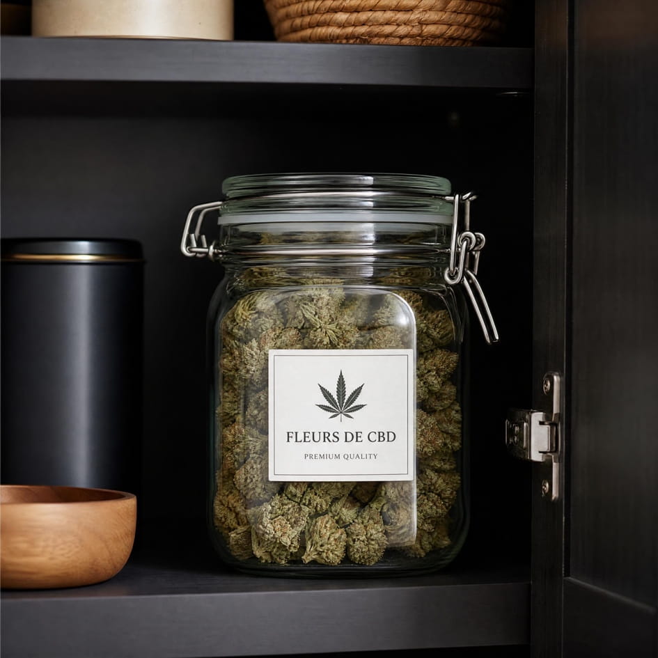 conserver ses fleurs de CBD